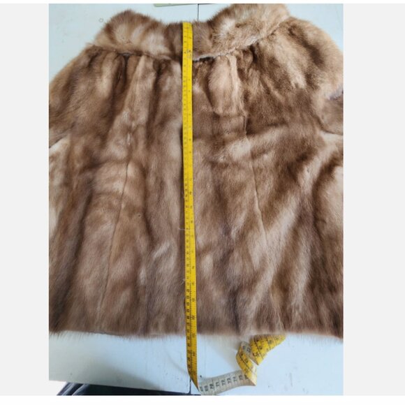 Beautiful Authentic Fur Coat Jacket Bohemian Vintage Boho Chic brown antique - Picture 8 of 10